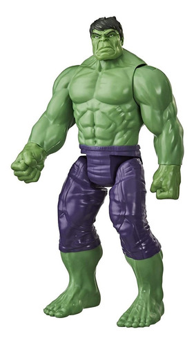 Figura De Ação Marvel Hulk Vingadores Titan Hero Deluxe E7475 De Hasbro Avengers