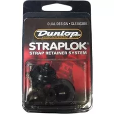 Straplock Dunlop Negro Candado Seguros Tahali Guitarra, Bajo