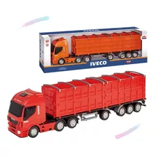 Kit 4 Caminhao Iveco Brinquedo Bebida, Carroceria, Lixo e Tanque