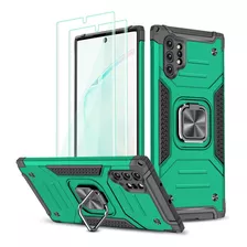 Funda De Galaxy Note 10 Plus Aymecl Color Verde