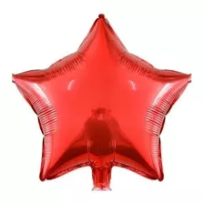20 Balão Metalizados Estrela 45cm 
