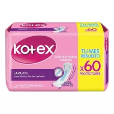 Kotex Protectores Largos 60 Unidades