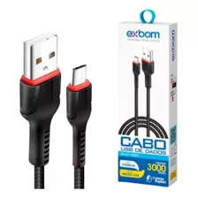 Cabo Carregador Para LG K40s Reforçado Usb V8