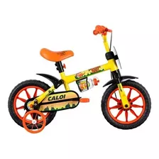 Bicicleta Infantil Aro 12 Caloi Power Rex - Amarela