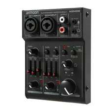 Ammoon Agm-02 Usb Interface Mini Mixer (infusiontienda)