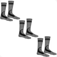 Kit 3 Pares Meia Grossa Curtlo Trail Cano Alto Inverno Frio