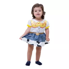 Fantasia Jessie Bebe Vestido Toy Story 4 Original 1 Ano + Nf