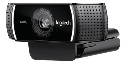 Logitech C922 Pro Stream, Webcam Ideal Streaming Con Trípode Color Negro