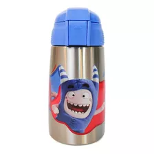 Botella De Acero Inoxidable Oddbods Azul Agua Para Niños - C