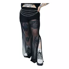 Calça Pantalona Tulê Rocker 