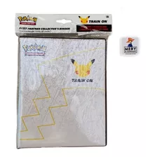 Album Pokemon Carta Grande Y Carta Pikachu Aniversario Gde.