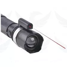 Linterna Tactica Recargable Con Zoom + Laser Rojo 25 000 Lm