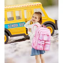 Mochila Bolsa Niña Escolar Primaria Infantil Impermeable Aitirrobo Kawaii Capacidad Grande + Regalo