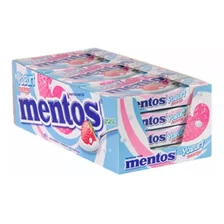 Bala Mentos Slim Box Yogurt Morango 24,1g C/ 12 Unid Atacado