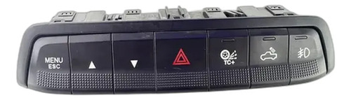 Botao Alerta Esc Tracao Fiat Strada 16/24 01002572350 Preto