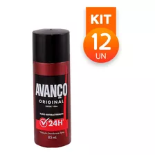Kit Com 12 Desodorante Avanço Original Antibacteriana 85ml