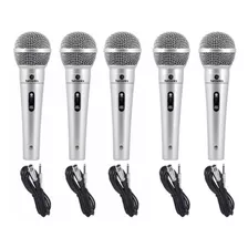 Kit 5 Microfones Profissionais Harmonics + Cabos