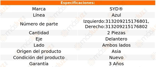 Kit Terminales Del Suzuki Swift 10/17 Syd Azul Lnea Foto 3