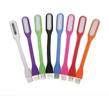 Luz Led Lampara Notebook Portátil Flexible Usb Colores