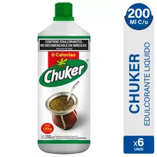 Edulcorante Chuker Clasico Liquido 0 Calorias - Pack X6