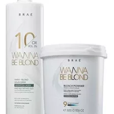 Wanna Be Blond Pó Descolorante 500g + Ox - Braé 