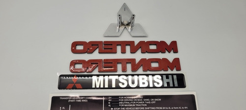 Mitsubishi Montero Calcomanas Y Emblemas Foto 10