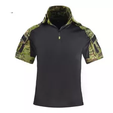 Playera Militar Táctica Para Hombre, Camisa Militar Con Cap