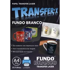 Papel Transfer Laser Back White 20 Folhas