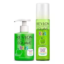 Shampoo Niñas Apple 300ml +acondic Apple 200ml Equave Revlon