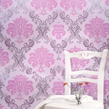 Rollo Papel Tapiz Vinil Decorativo Rosa Vintage 10 M