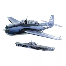 Modelismo Avión Americando 1/48 Usn Tbf-1 Avenger Academy 