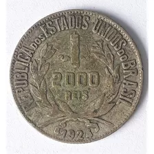 Brasil - Moeda Prata Mocinha 2000 Réis 1924