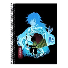 Caderno 20 Matéria 400 Folhas Demon Slayer Kimetsu No Yaiba