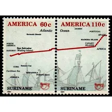 Tema América Upaep - Surinam 1991 - Serie Mint