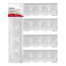 5 Renda Decorativa Prateleira Fita Adesiva 5cm X 2mt