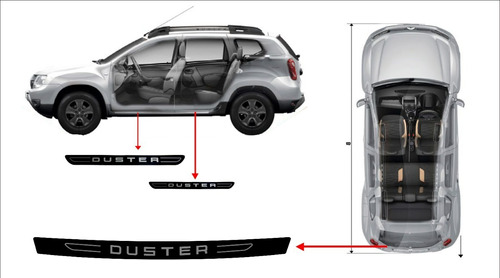 Renault Duster Protectores Posapies Y Maletero  Foto 2