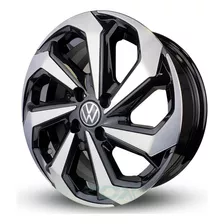 Rodas Vw Tarantula Voyage Gol Aro 17 4x100 (par) + Bicos Cor Preto Diamantado