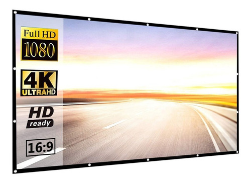 Pantalla De Proyección Exterior 100 Pulgadas 16:9 Hd