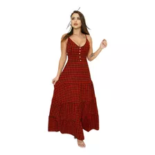 Vestido Longuete Madison Longo Godê Soltinho Maravilhoso