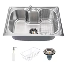 Cuba Gourmet Cozinha Aço Inox 60x42cm Prata Com Acessórios