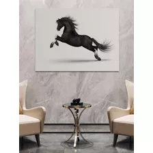 Cuadro Decorativo Caballo Negro Canvas