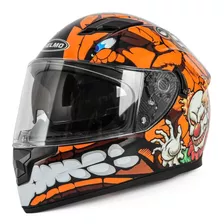 Casco De Motocicleta Helmo Dot/fmvss 218 Aprobado Full Csc