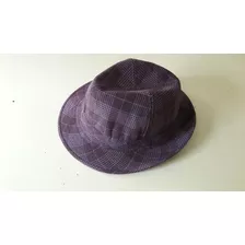 Sombrero De Hombre Zara Marron A Cuadros