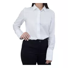 Camisa Feminina Dudalina Ml Relaxed Bordado Branca - 53011