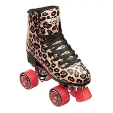 Patines Roller Impala Quad Skate Leopard