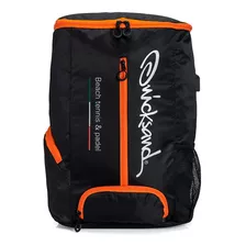 Mochila Quicksand Backpack Original - Preto/laranja