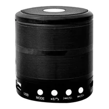 Super Mini Caixa De Som Portátil Speaker Ws-887 Cor Preto 
