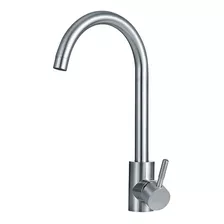 Torneira Cozinha Gourmet Misturador Inox Escovado Tocantins Cor Prateado