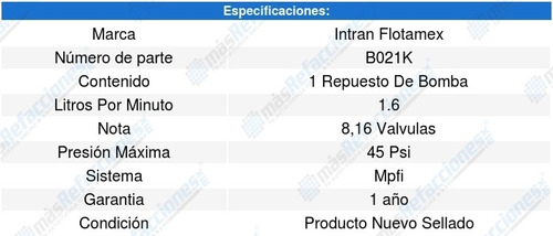 Repuesto Bomba Gasolina Nissan Stanza 2.4l L4 90-92 Intran Foto 2