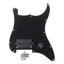 Golpeador Precableado Negro 1 Humbucker Para Guitarra Eléctr